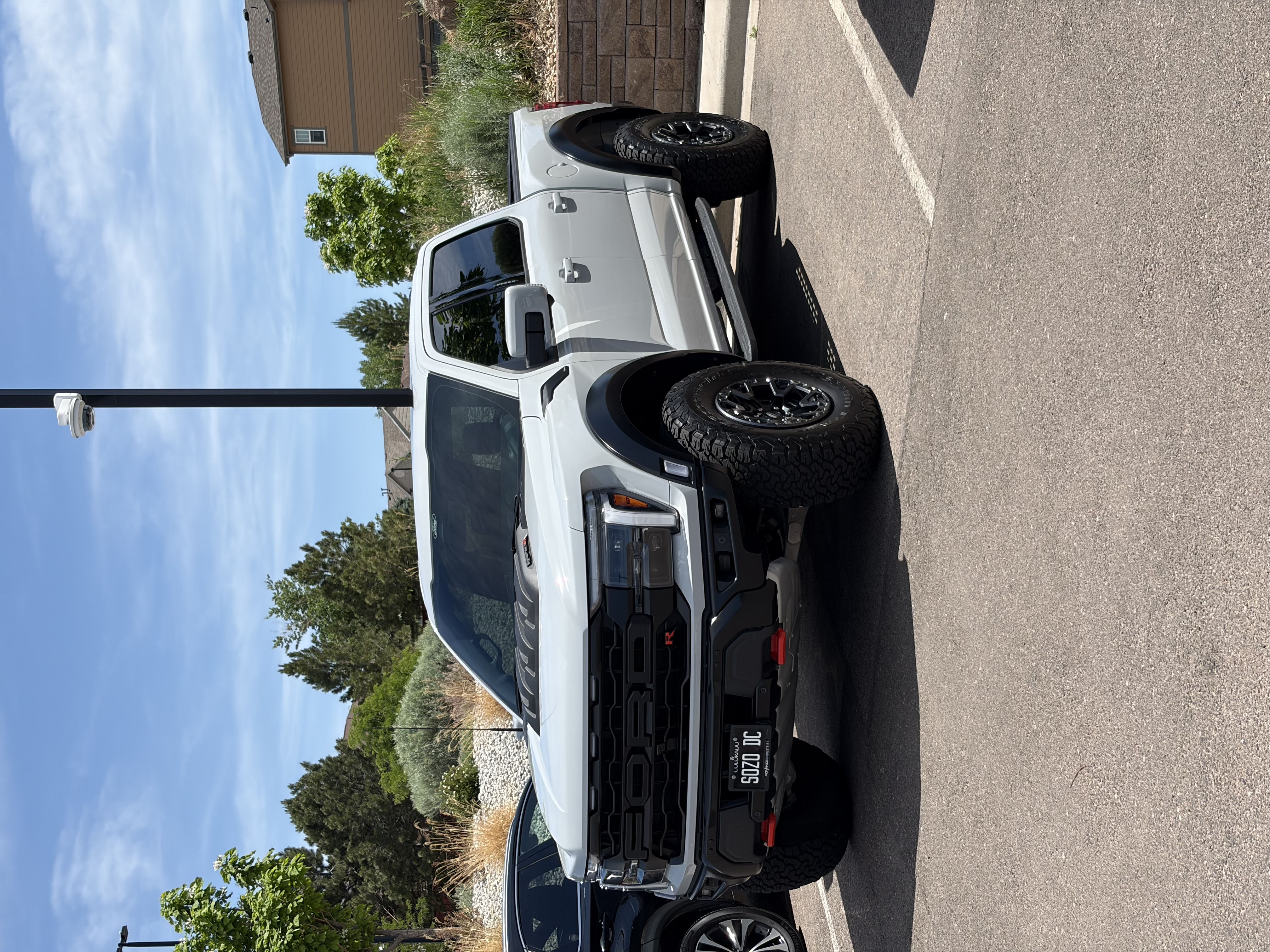 White Ford Raptor R pickup truck — Monument, CO auto detailing